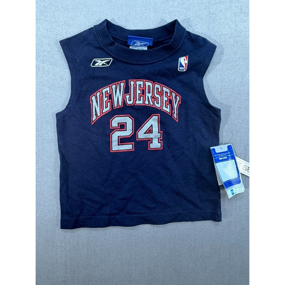 New NBA Reebok New Jersey Nets Richard Jefferson Toddler Jersey Size 3T Blue